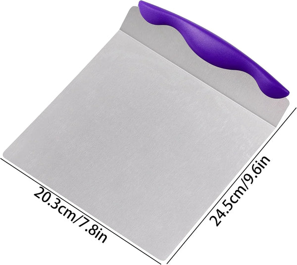 Cake Safe Lifter 7.8"X9.6" Stainless Steel Pizza Transfer Shovel Cookie Spatula3