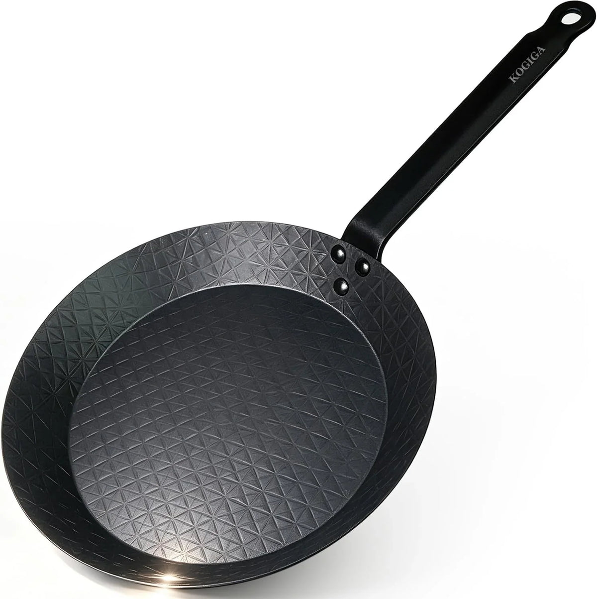 11-inch-pre-seasoned-carbon-steel-frying-pan-naturally-non-coated-skillet-with-grooved-texture-for-steak-stir-fry-tortilla-crepe-all-stoves-compatible