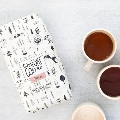 Organic Peru Medium Roast, 2.5 Pounds - Flavor Notes of Nutty, Chocolate, & Citrus - Sourced from Small, Peruvian Coffee Farms - Roasted Whole Beans5