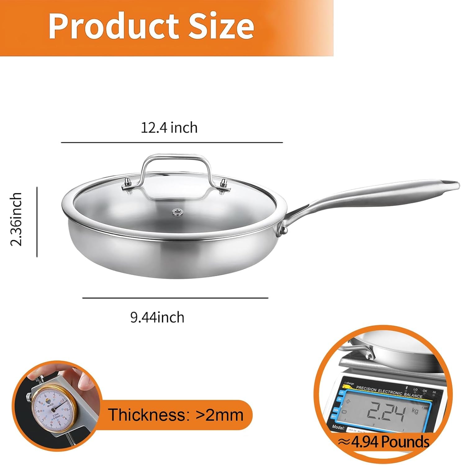 tri-ply-stainless-steel-pan-18-10-12-lids-nontoxic-durable-oven-safe-800-all-cooktops-compatible-fast-even-heat-pfoa-free-large-frying-pan-nontoxic-cookware