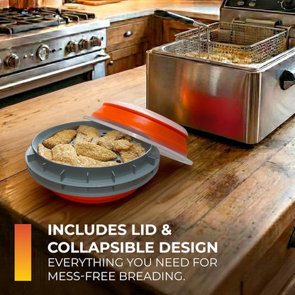 Collapsible Batter Bowl XL | Orange4