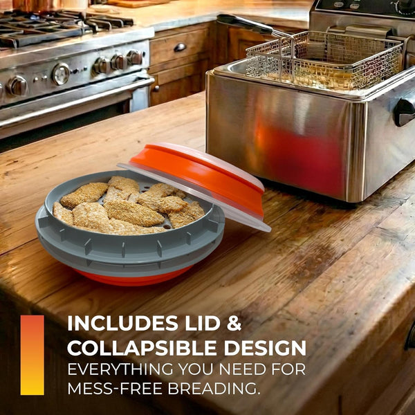 Collapsible Batter Bowl XL | Orange4