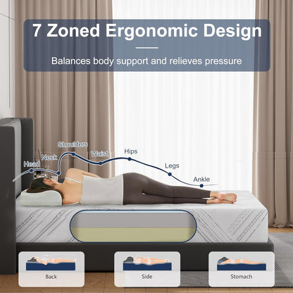 12 Inch Twin Memory Foam Mattress in a Box, Medium Firm Gel Foam3