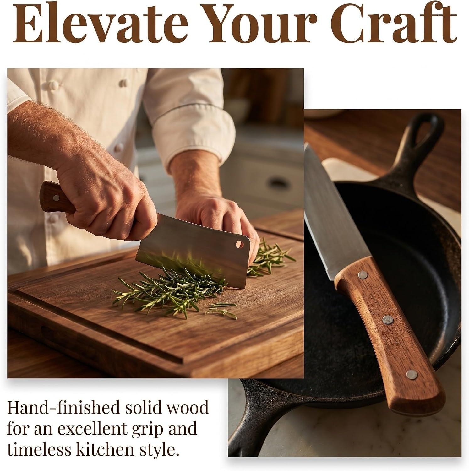 1-pair-replacement-knife-handle-solid-wood-knife-scales-pre-drilled-chopper-handle-easy-installation-kitchen-butcher-cleaver-grip-for-restaurant-brown