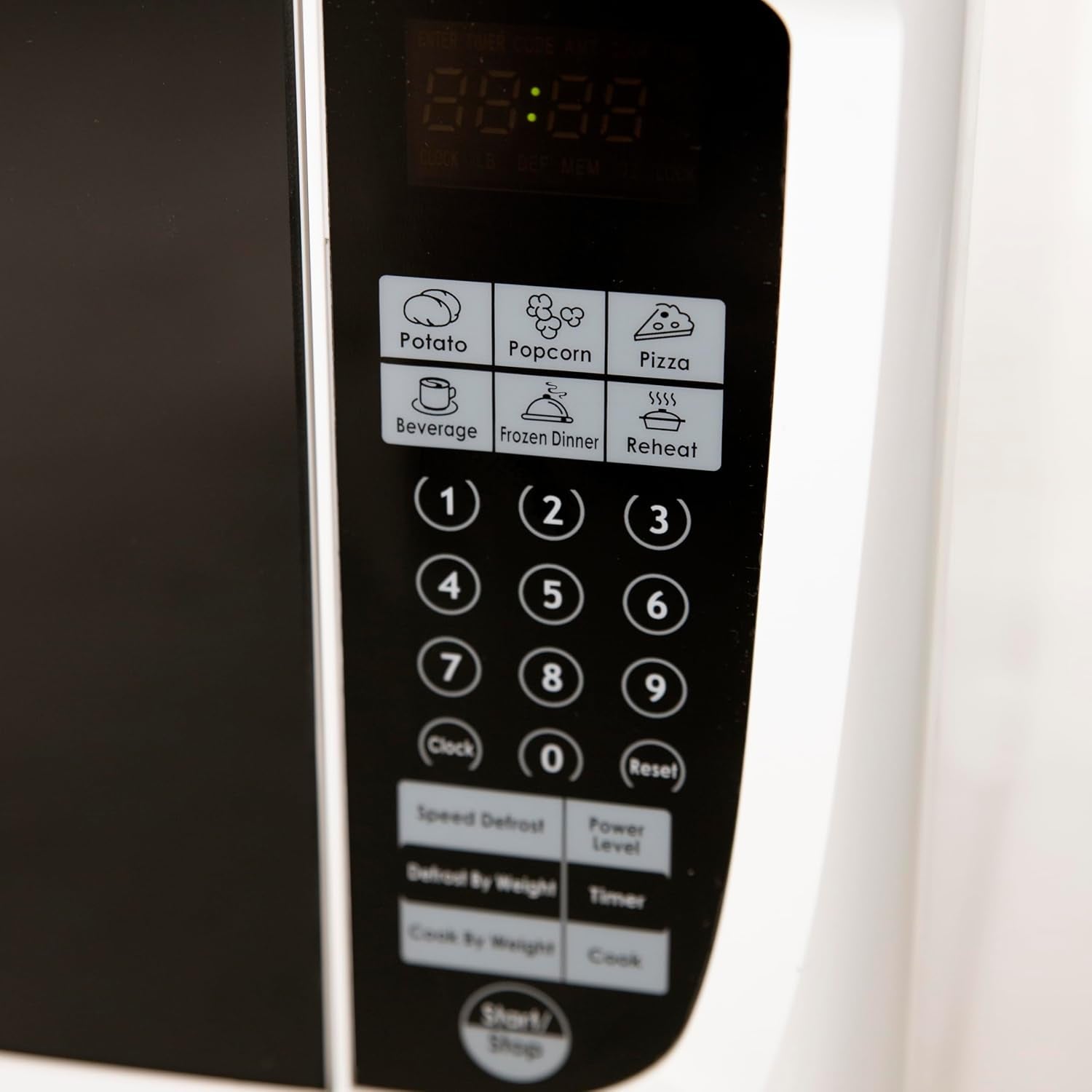 mo1450tw-microwave-oven-1000-watts-compact-with-9-pre-set-cooking-settings-speed-defrost-electronic-control-panel-and-glass-turntable-1-4-cu-ft-white