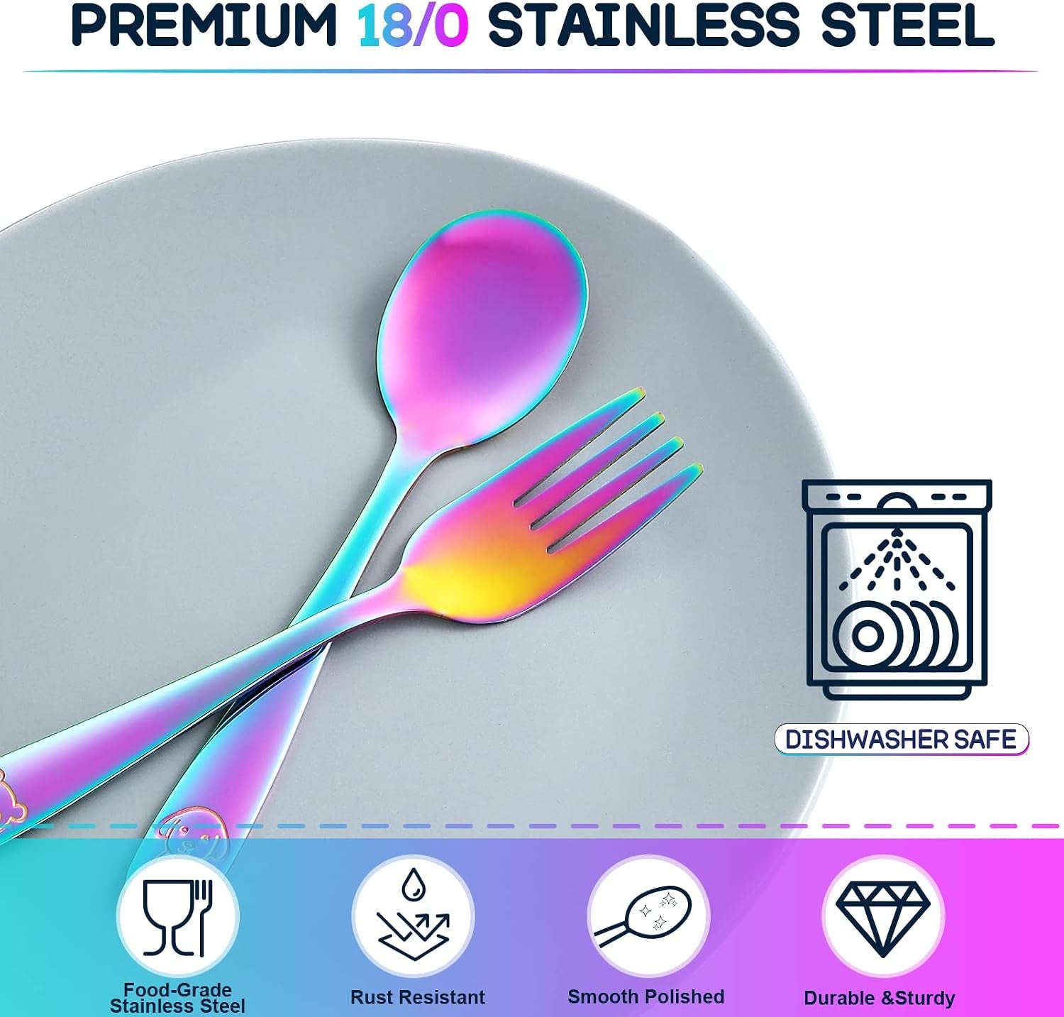 10-pack-toddler-utensils-stainless-steel-rainbow-silverware-set-for-kids-children-safe-cutlery-set-includes-forks-and-spoons-dishwasher-safe