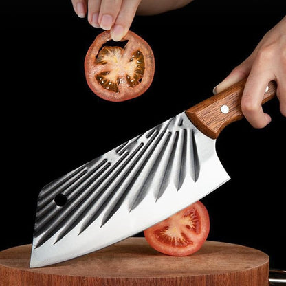 Meat Cleaver, 7 Inch Stainless Steel Kitchen Chef Cleaver Knife Forged Ultra-Sharp Slicing Peeling Meat Vegetable Sushi Cutter Carving Knives4