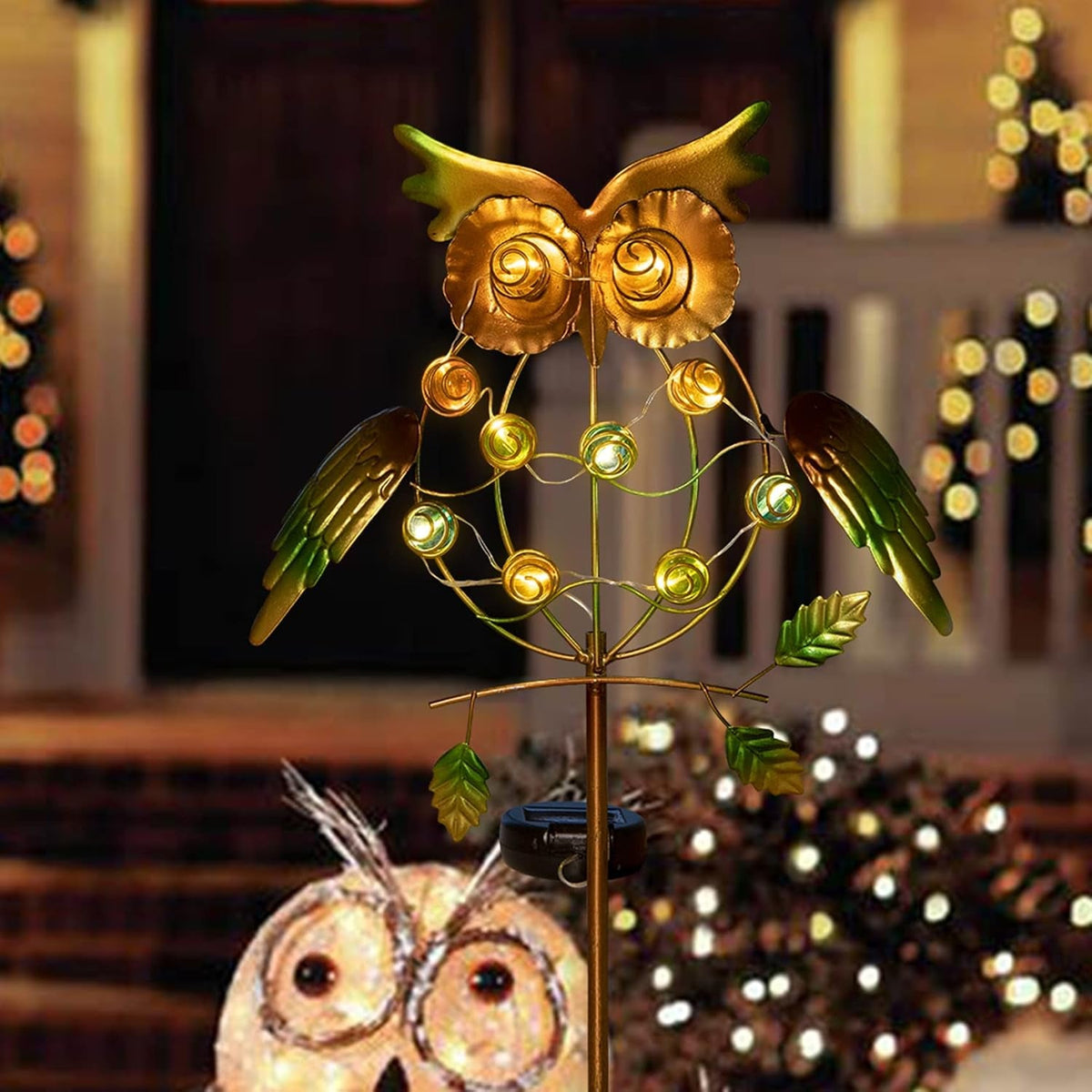 garden-solar-lights-outdoor-solar-powered-stake-lights-great-gifts-metal-owl-led-decorative-garden-lights-for-walkway-pathway-yard-lawn-green