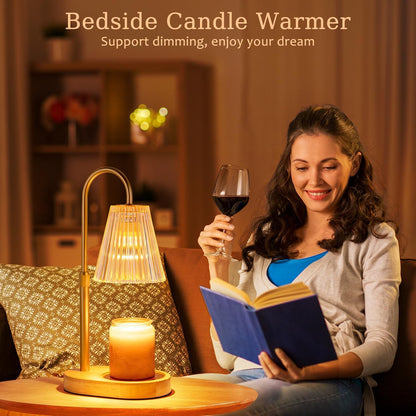 Candle Warmer Lamp with Timer - Electric Candles Wax Warmers Glass Lamps6