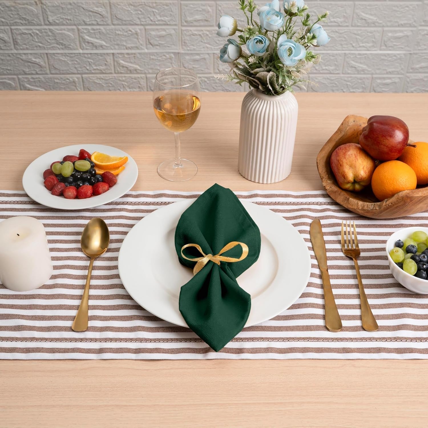 solid-cloth-napkins-set-of-6-forest-green-100-cotton-dinner-napkins-18x18-inches-soft-reusable-absorbent-washable-ideal-for-wedding-events-farmhouse-parties-hotel-everyday-use