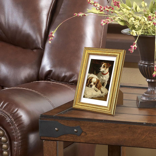 4X6 Picture Frame, Vintage Frames Decor, 1Pack Gold6