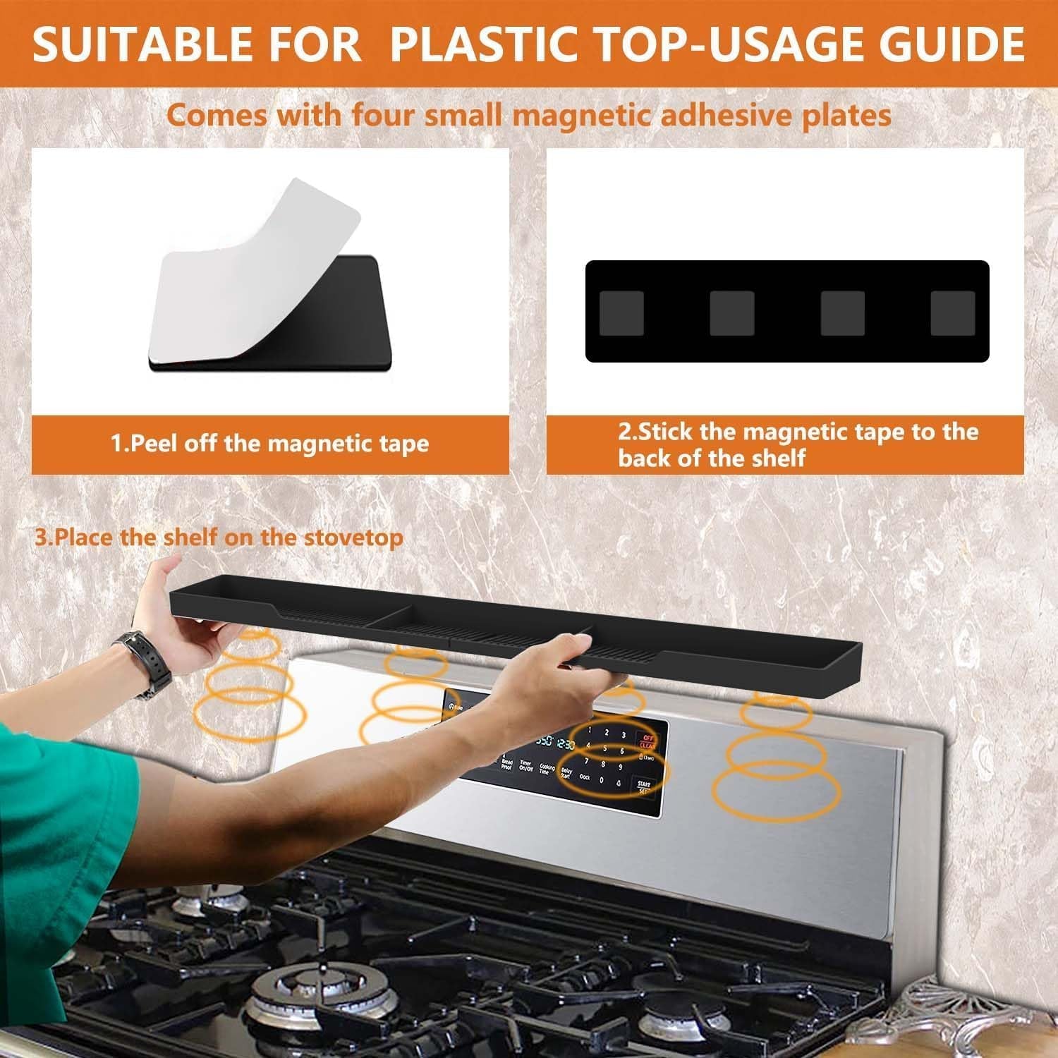stove-top-shelf-30-inch-silicone-material-magnetic-shelf-for-stove-3-functional-partitions-kitchen-spice-rack-organizer-black-kitchen-gadgets-storage-organization