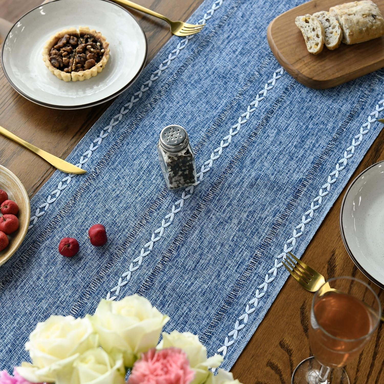 blue-rustic-cotton-linen-table-runner-seasonal-embroidered-hollow-kitchen-dining-table-decoration-for-home-party-decor-13x72-inch