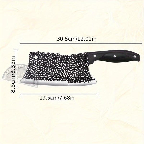Meat Cleaver, 7.7 Inch Hand Forged Kitchen Knives Sharp Slicing Knife, Chopping Bone Cutting Knives2