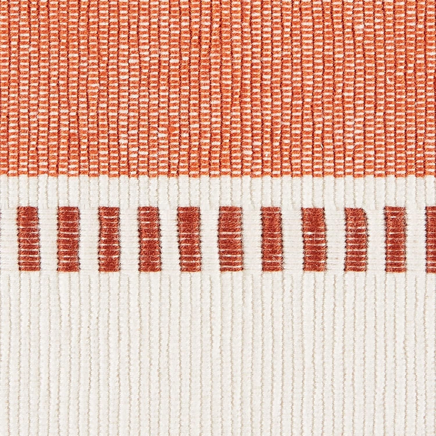 dobby-stripe-table-runner-13x72-burnt-orange-cream-background