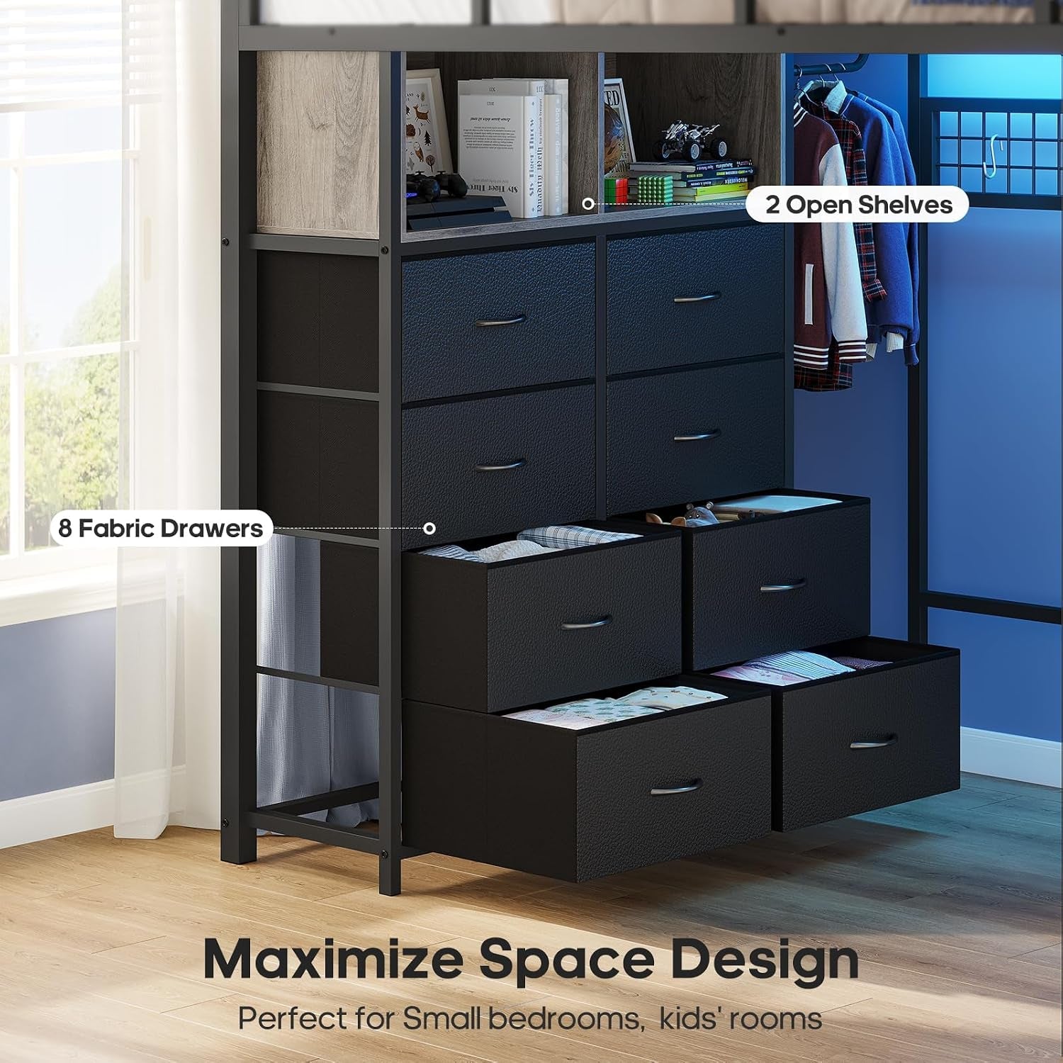 loft-bed-full-size-with-desk-and-8-storage-drawers-grey