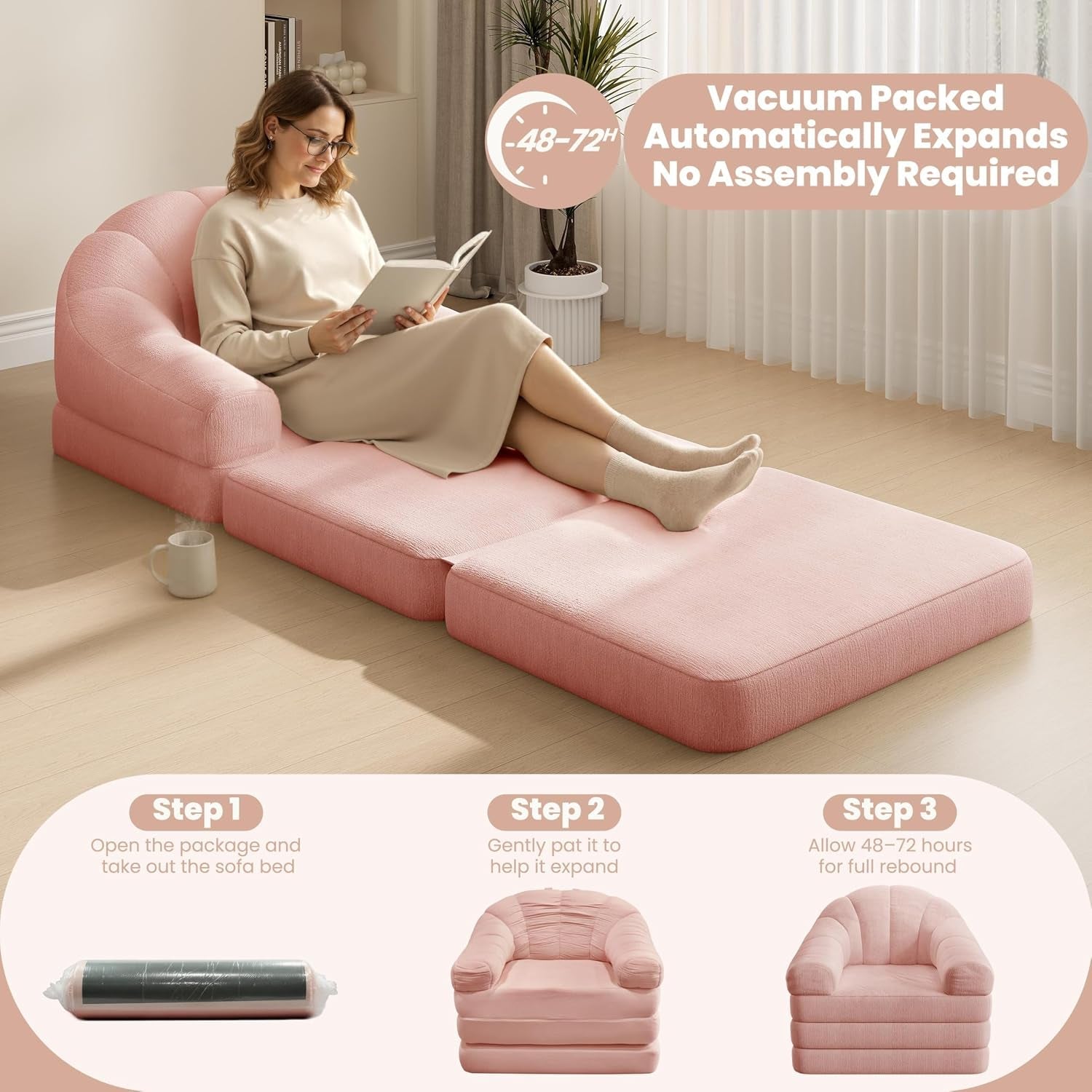 93-folding-sofa-bed-convertible-sofa-chenille-pink