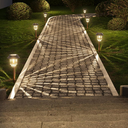 Solar Lights Outdoor Waterproof, 4 Pack Solar Pathway Garden Lights7