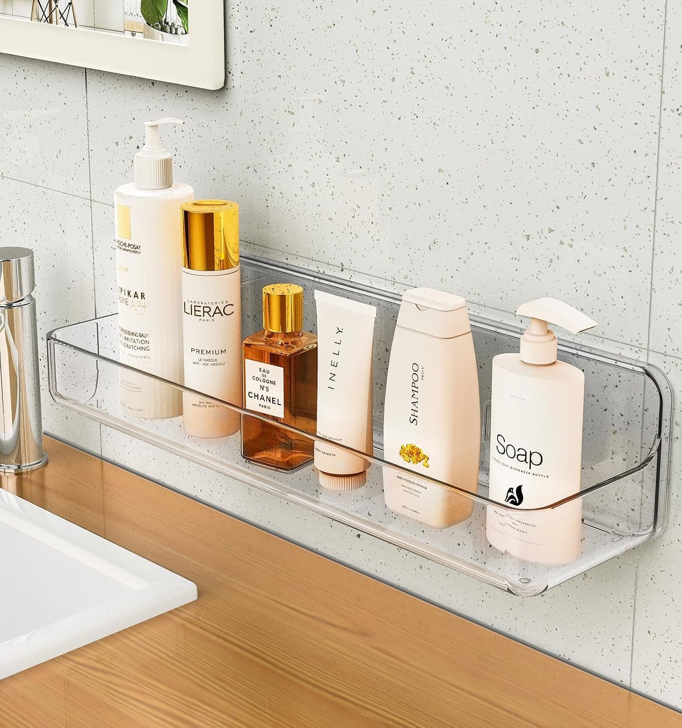 shower-shelves-adhesive-clear-acrylic-bathroom-caddy-organizer