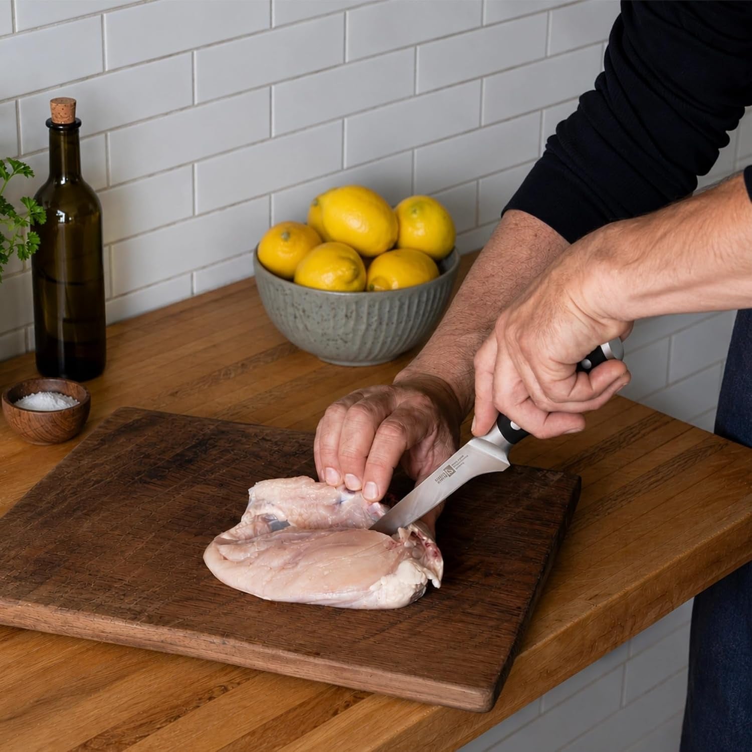 stahl-7-piece-knife-set-with-magnetic-knife-holder-black-high-carbon-german-steel-full-tang-ultra-sharp-easy-installation-without-damaging-wall-strong-magnet-minimalist-kitchen