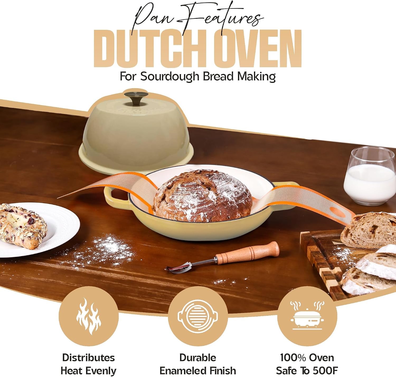enameled-cast-iron-dutch-oven-pot-with-lid-dutch-oven-for-sourdough-bread-baking-with-5-blade-bread-lame-non-stick-silicone-sling-perfect-for-sourdough-breads-more-cast-iton-enamel-braiser-pan-with-lid-white-6-quart-sourdough-pot