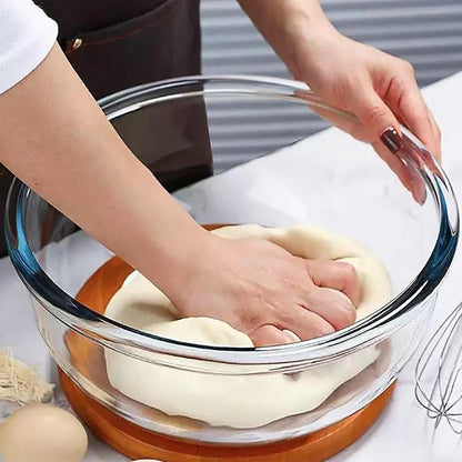 6.3 Quart Large Glass Mixing Bowl with Lid,Large Glass Bowl for Sourdough Bread Making,Kitchen Salad Bread Storage3