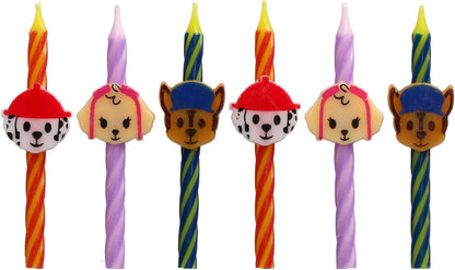 PAW Patrol Birthday Candles | Party Cake Decoration Toppers | 6 Count5