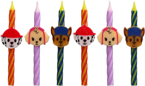 PAW Patrol Birthday Candles | Party Cake Decoration Toppers | 6 Count5