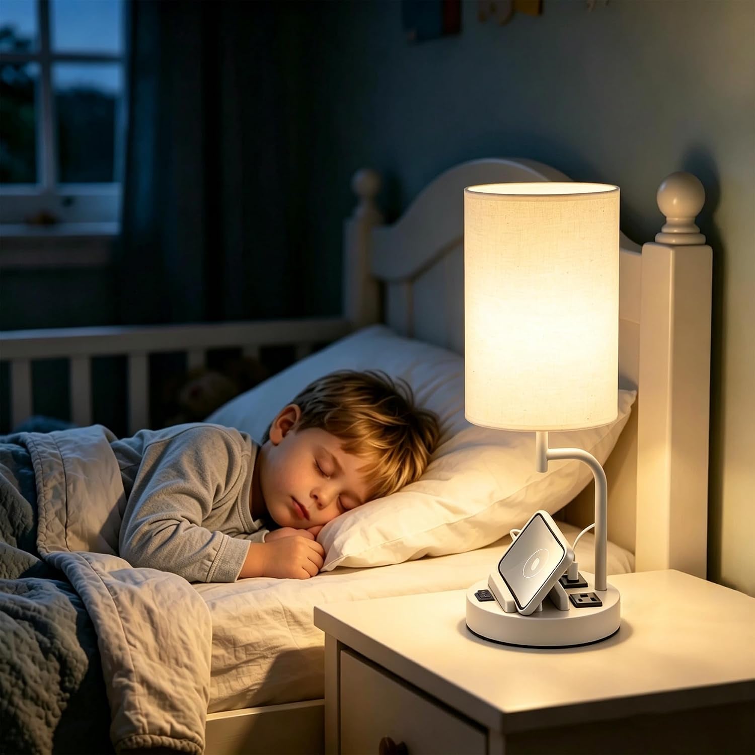 2-pack-table-lamp-bedside-lamp-with-3-usb-charging-ports-ac-outlet-usb-desk-lamp-with-2-phone-holders-linen-fabric-shade-nightstand-lamps-for-bedroom-living-room-office-gray