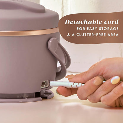 Crock-Pot 20-Ounce Electric Lunch Box Portable Food Warmer Blush Pink | Perfect for Travel Car On-The-Go | Spill-Free Dishwasher-Safe (Pack of 4)3