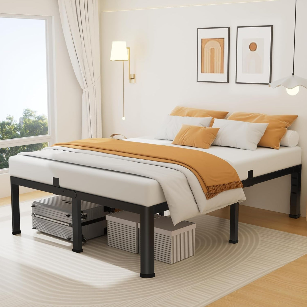 14-inch-king-metal-bed-frame-with-rounded-leg-mattress-stopper