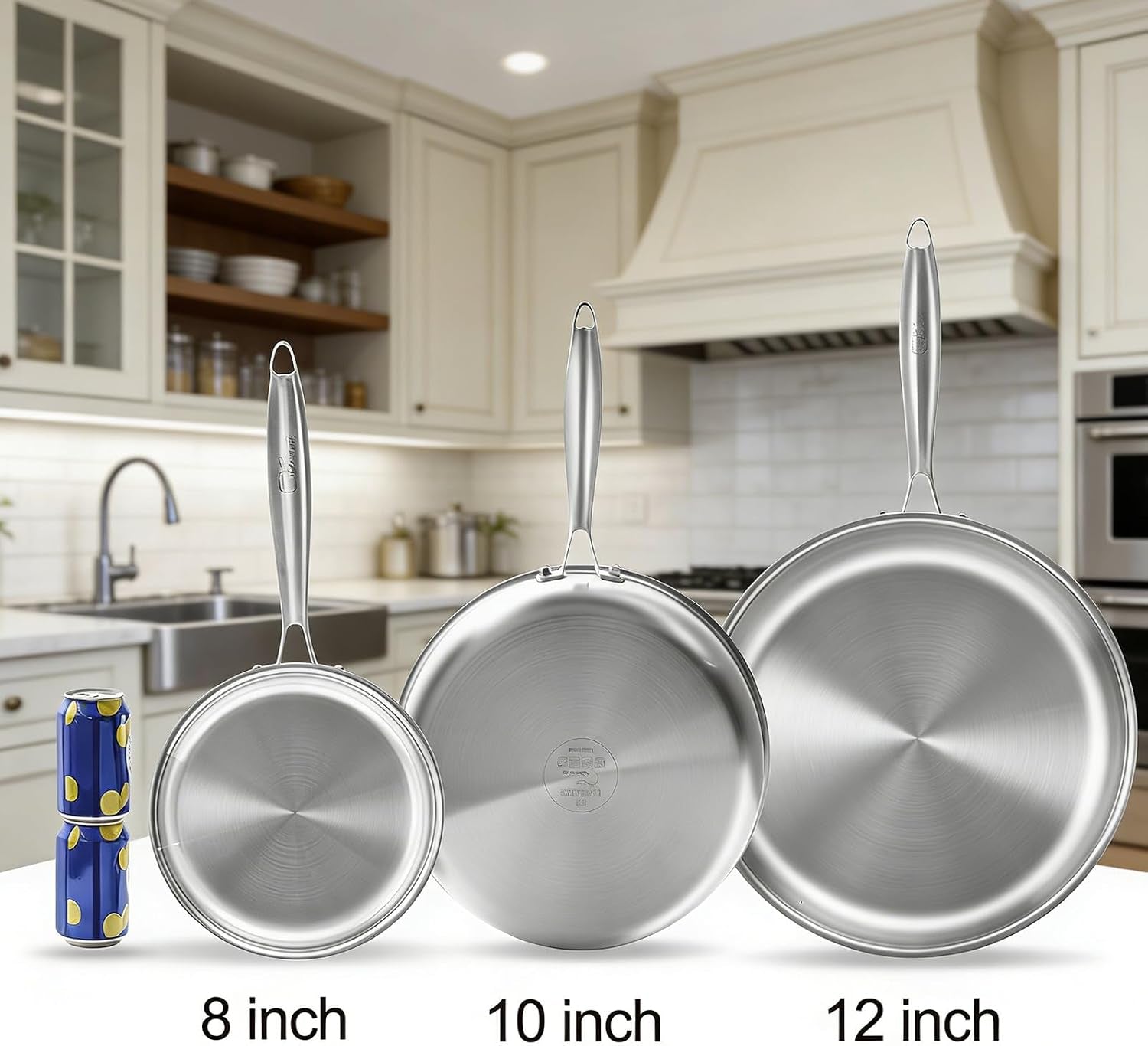 tri-ply-stainless-steel-frying-pan-8-inch-small-skillet-for-chefs-cooking-pan-induction-oven-dishwasher-safe-compatible-with-all-cooktops-up-to-600-with-kitchen-tongsdetachable-handle