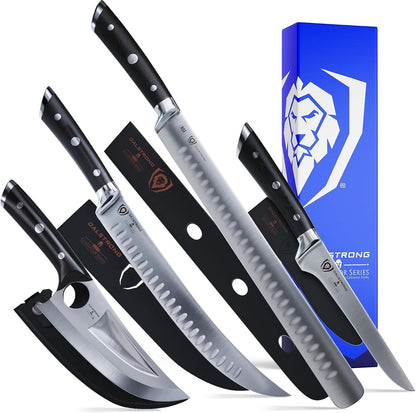 4-Pc Knife Set - Slicing, Butcher, Boning & Venator1