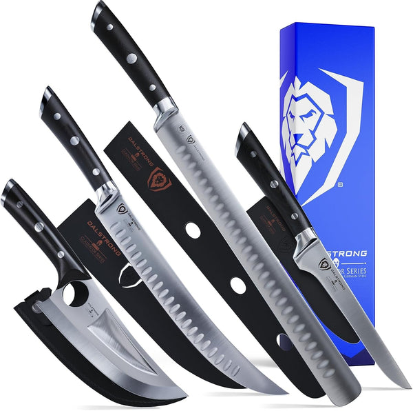 4-Pc Knife Set - Slicing, Butcher, Boning & Venator1