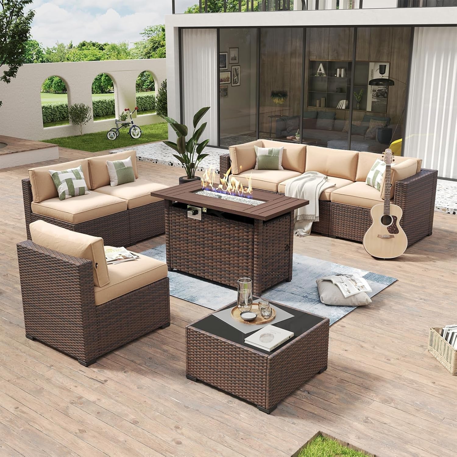 8-piece-patio-furniture-set-with-44-fire-pit-table-wicker-rattan