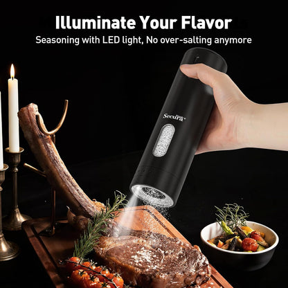 Electric Salt and Pepper Grinder, Black7
