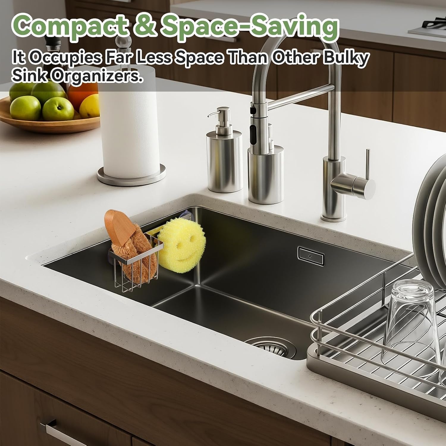 space-saving-sponge-holder-for-kitchen-sink-great-for-scrub-daddy-scrub-mommy-sponges-rust-proof-sink-sponge-caddy-organizer-for-dish-brush-scrubber-2-mounting-options-suction-cups-hooks