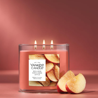 Sugared Cinnamon Apple, Scented Candle, 14.5Oz 3-Wick Candle Jar with up to 40 Hours Burn Time4
