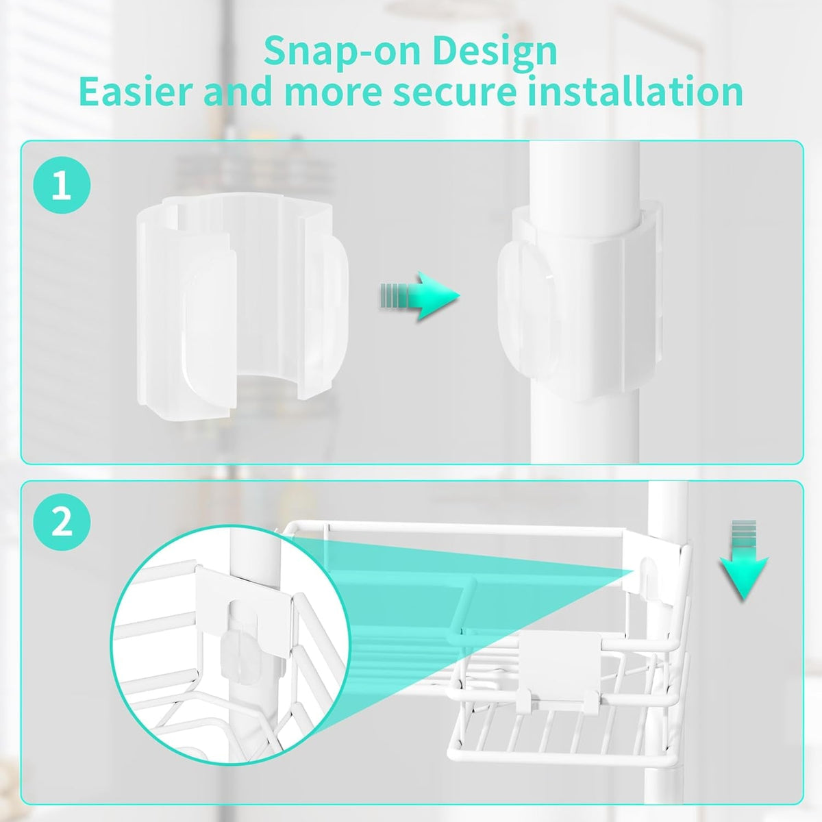 corner-shower-caddy-organizer-shower-organizer-corner-with-soap-holder-toothbrush-holder-and-4-hooks-rustproof-bathroom-shelf-tension-pole-available-for-27-6-to-108-3-inch-white