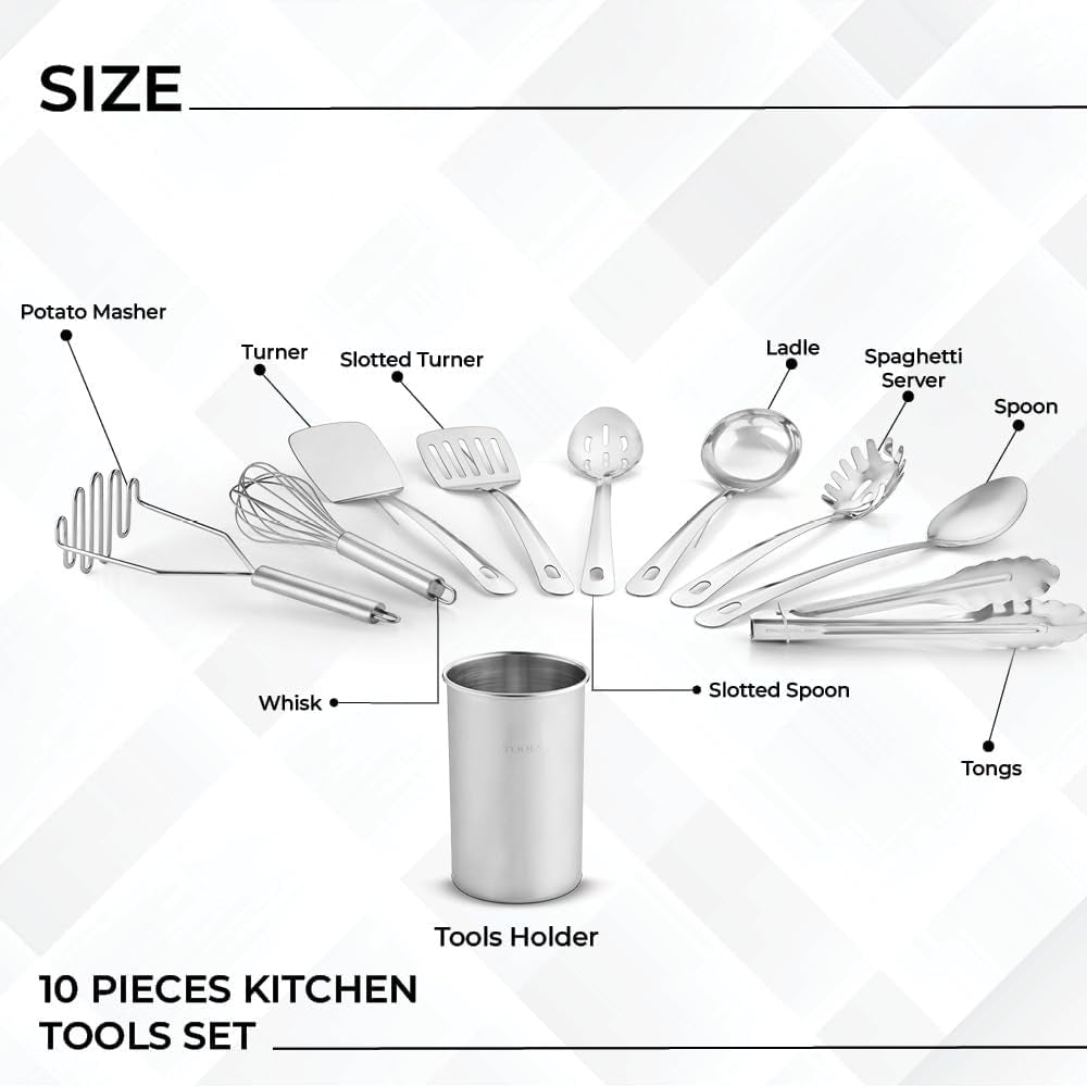 ®-premium-set-of-10-stainless-steel-kitchen-tool-set-with-holder-easy-to-clean-space-saving-great-for-cooking-baking-prepping