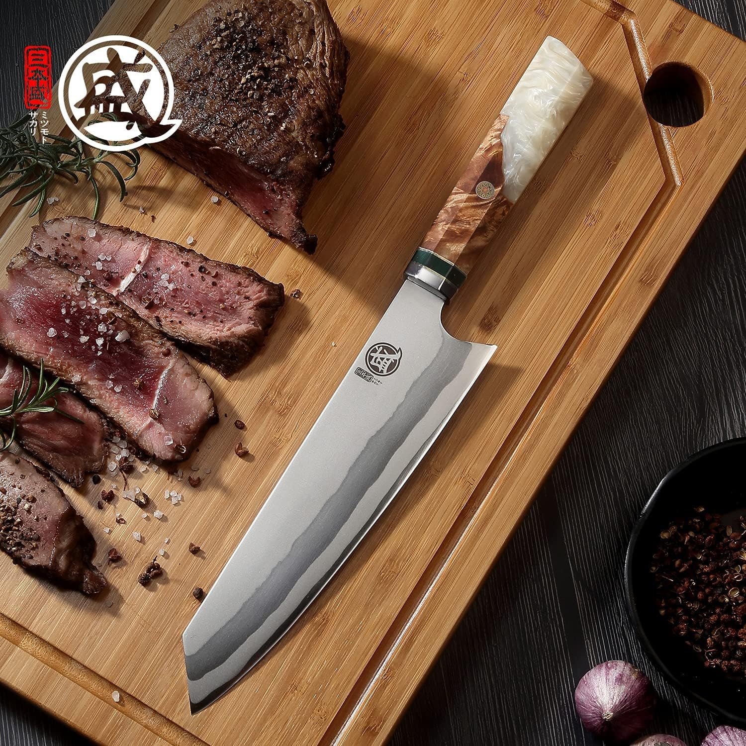 8-inch-kiritsuke-chef-knife-440c-damascus-white-handle