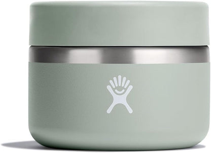 Hydro Flask Food Jar – Insulated Stainless Steel, Snack Travel Container for Hot Food, Lunch, & Soup 12 Oz Agave Green1