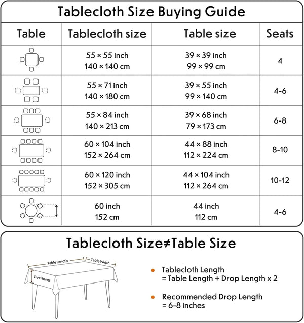 Checkered Table Cloth, Classic Checkerboard Tablecloth for Picnic, Party, Dinner Table Cover, Waterproof Washable Wrinkle Resistant (Blue, 55''X71'' (Rectangle))7