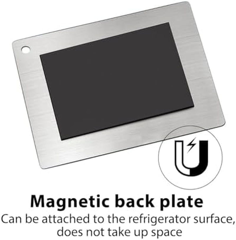 conversion-chart-magnet-for-refrigerator-stainless-measurement-conversions-for-cups-tablespoons-teaspoons-fluid-oz-and-milliliters-silver