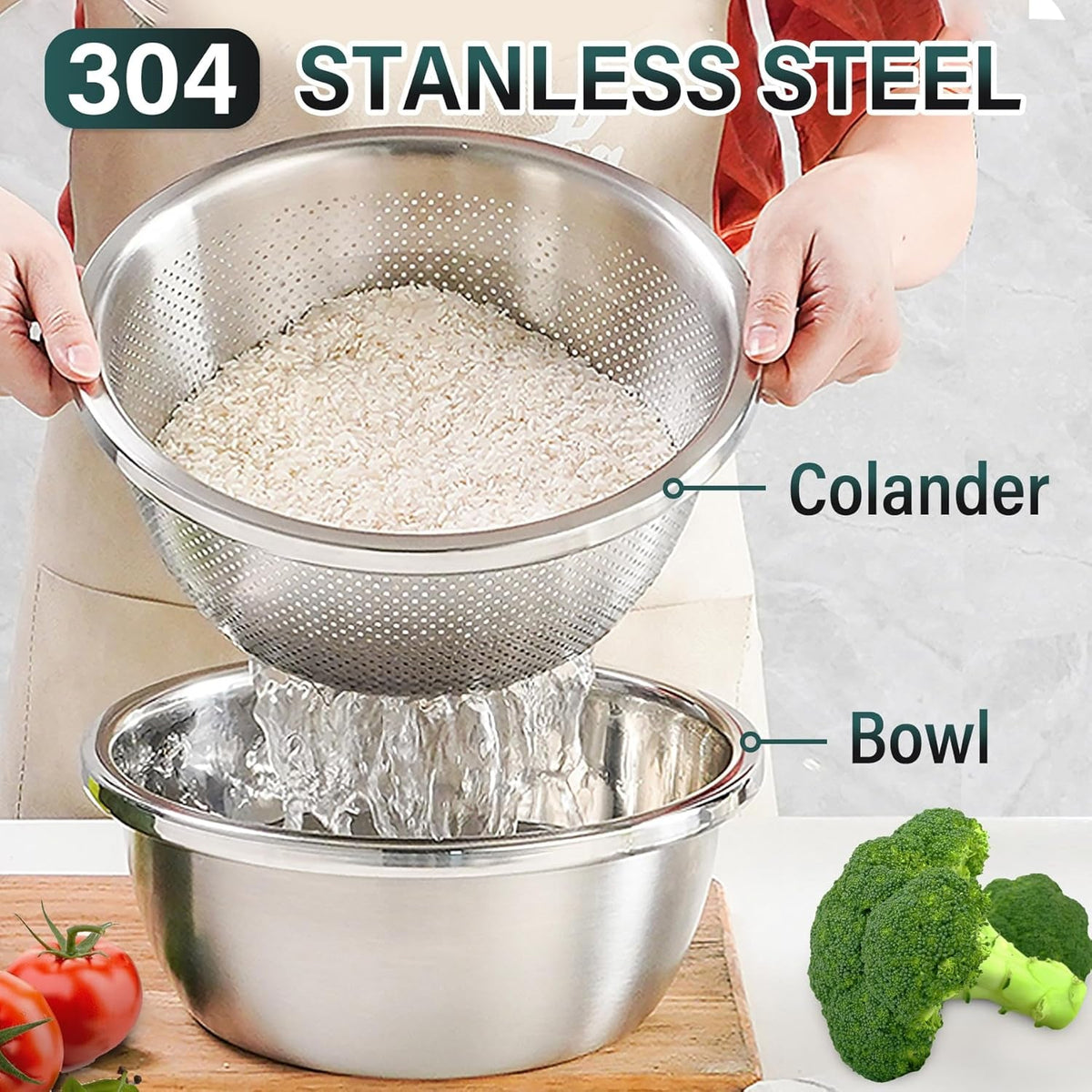 304-stainless-steel-colander-2qt-microporous-colander-mixing-bowl-for-kitchen-cooking-rice-strainer-with-washing-bowl-for-pasta-straining-fruit-washing-vegetable-draining2pcs
