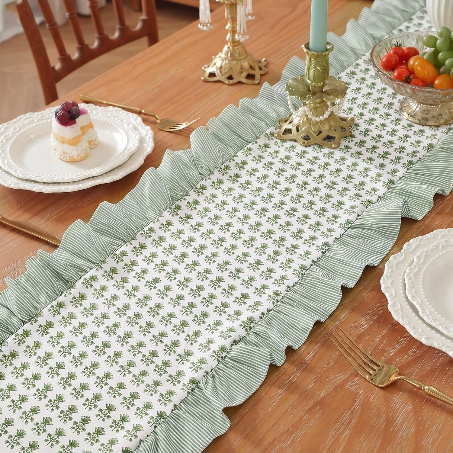14-x-72-inch-sage-green-floral-ruffle-table-runner-farmhouse