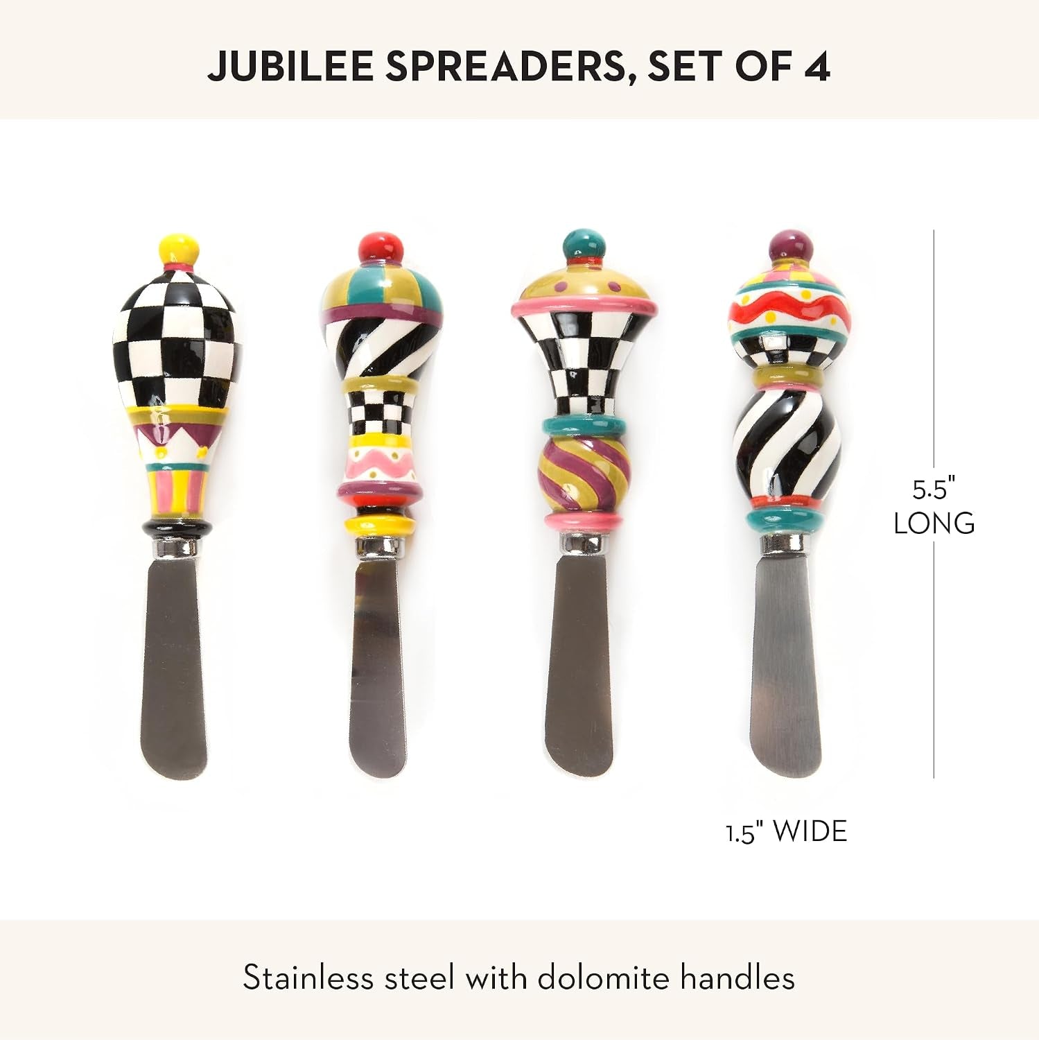 mackenzie-childs-jubilee-canape-knife-set-hand-applied-design-made-from-stainless-steel-with-a-dolomite-handle-charcuterie-knives-1-5-w-x-5-5-l-each-set-of-4