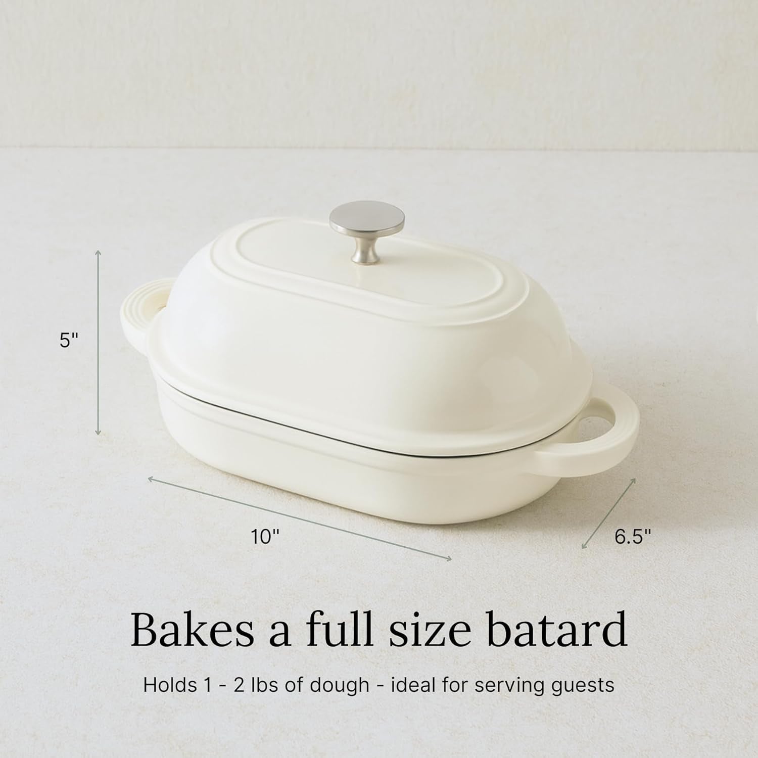 cast-iron-oval-bread-oven-10-x-6-5-rustic-dutch-oven-bread-cloche-with-steam-circulating-lid-for-perfect-sourdough