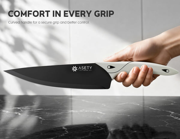 Kitchen Knife Set with Block 15 PCS, Dishwasher Safe Kitchen Knives6