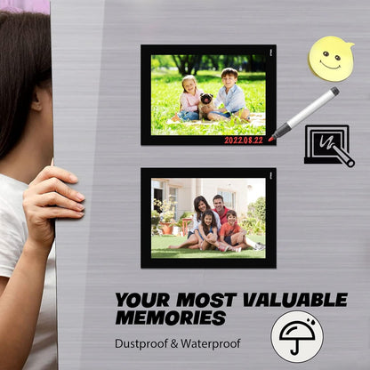 Magnetic Picture Frames with Black Border(4"X6",10 Pack),Magnet Photo Frame Pockets/Postcard Holder,Decorations for Home/Office/School/Classroom/Party3